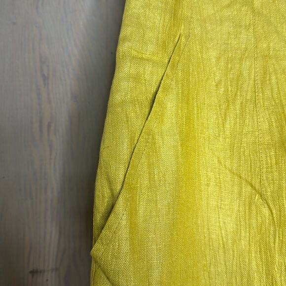 Vintage NWT Umberto Ginocchietti Women's Gold Pencil Skirt - Picture 3 of 6